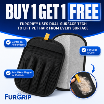BUY 1 GET 1 🐾 FurGrip™ Pro 5-Finger Electrostatic Pet Hair Glover