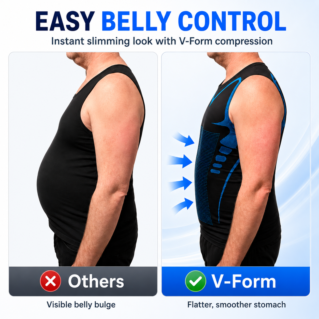 Vormax V-Form Compression Shirt | Confidence, Strength & Shape