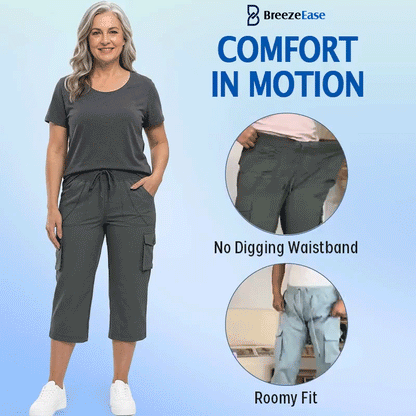 BUY 1 GET 1 FREE ✨ BreezeEase™ Lightweight Cargo Capri Pants
