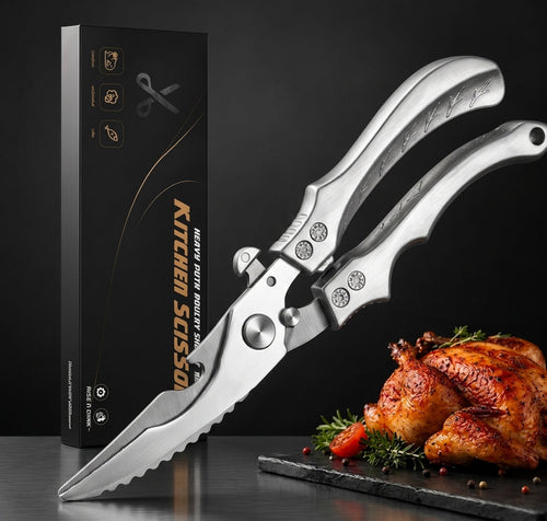 💥Stainless Steel Kitchen Scissors ✂ Built to Cut Bones, Built to Last
