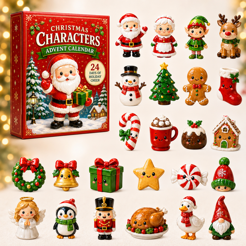 HOLIDAY SALE - 50% OFF 🎄 Christmas Characters Advent Calendar 2026