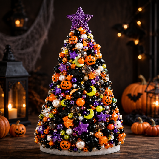 HOLIDAY SALE - 50% OFF 🎄 DIY Beaded Halloween Tree Craft Kit