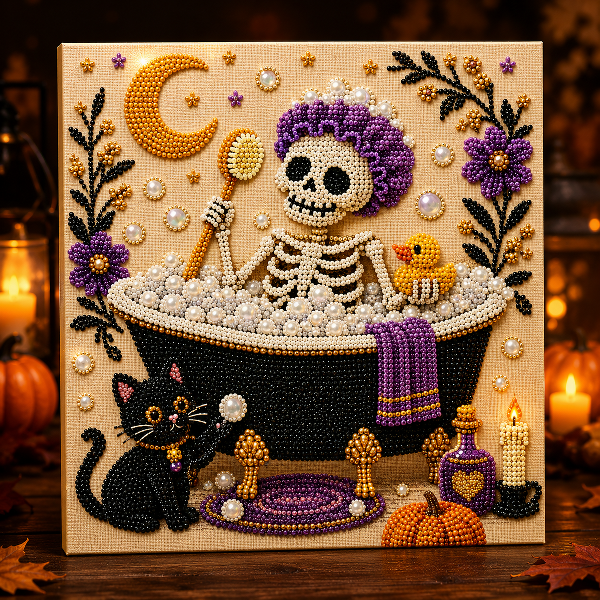HOLIDAY SALE - 50% OFF 🎄 Halloween DIY Pearl Painting Art Gift