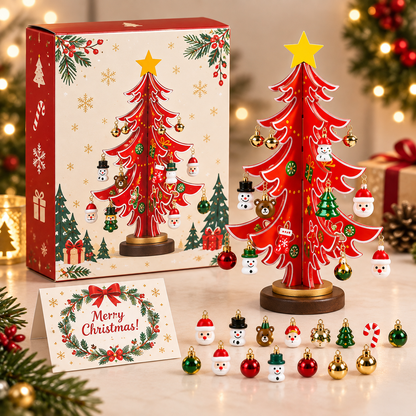 HOLIDAY SALE - 50% OFF 🎄 DIY Tree Ornament 24 Boxes Countdown Calendar