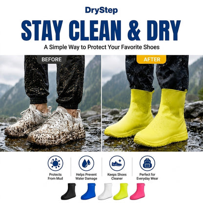 💦 SUMMER SALE 70% OFF 💦 DryStep™  Reusable Waterproof Silicone Shoe Covers