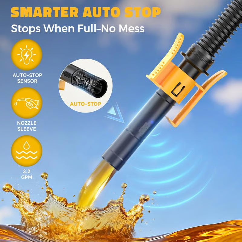 Father's Day 65% OFF 🚀 2026 Upgraded Automatic Fuel Transfer Pump🔥
