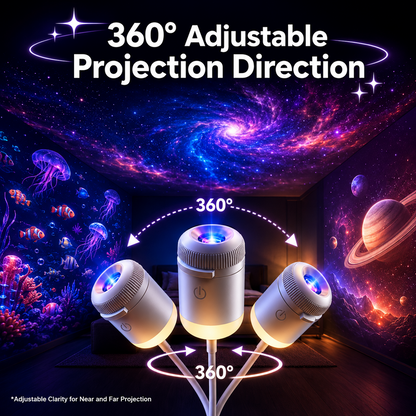 🔥 LAST DAY SALE 50% OFF 🔥 NEXON™ 2-in-1 USB Galaxy Projector Night Light