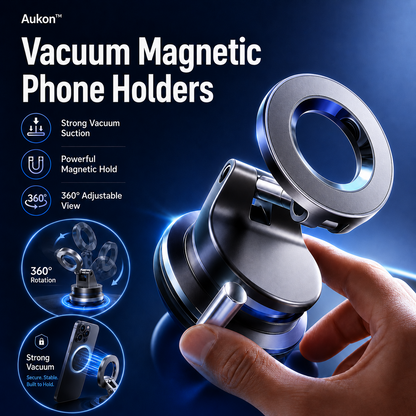 🔥 LAST DAY SALE 50% OFF 🔥 AUKON™ ProLock Vacuum Magnetic Phone Holder