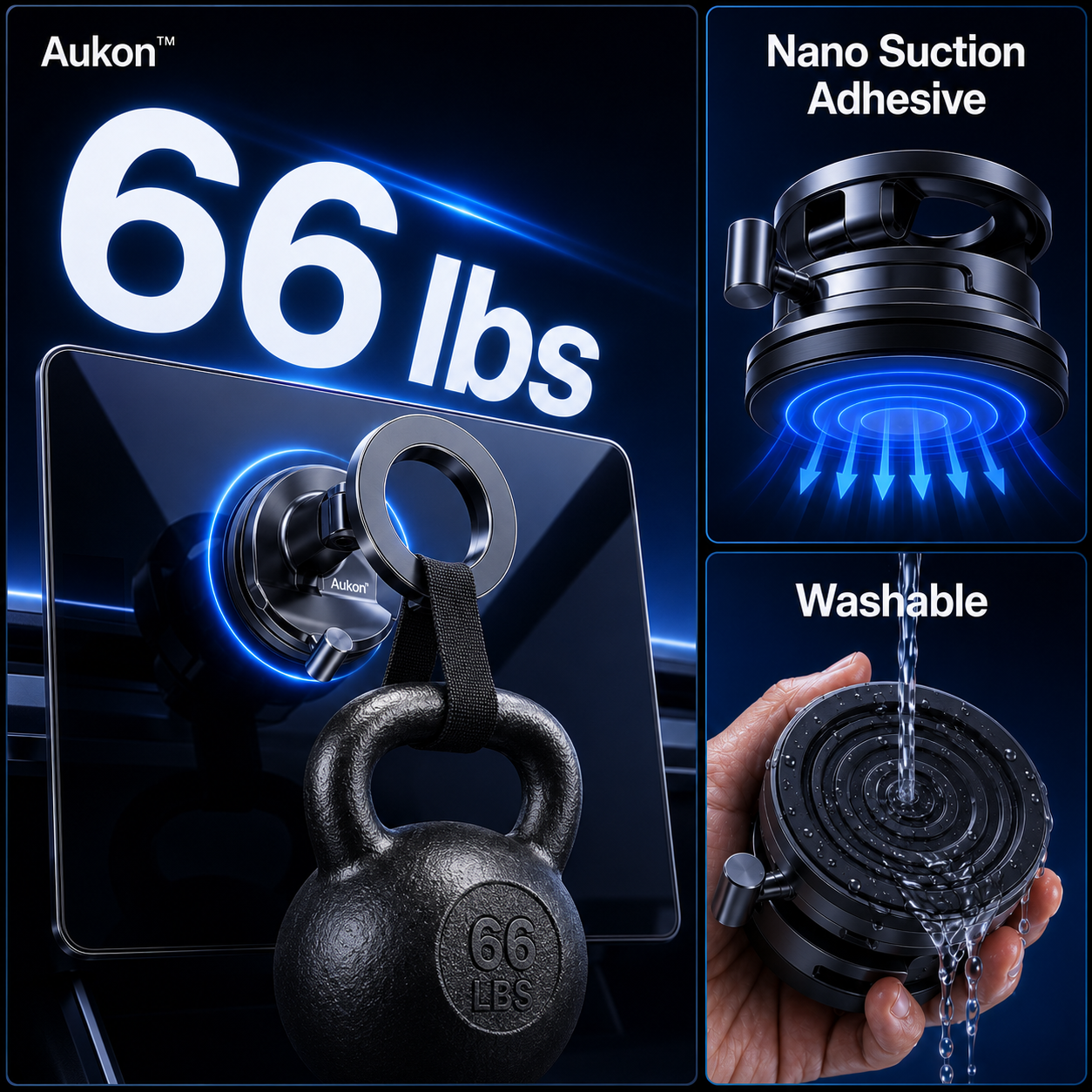 🔥 LAST DAY SALE 50% OFF 🔥 AUKON™ ProLock Vacuum Magnetic Phone Holder
