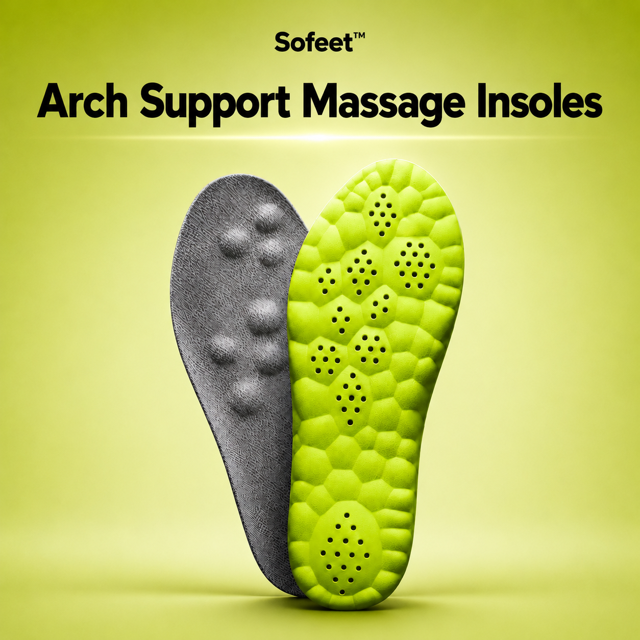 🔥 LAST DAY SALE 50% OFF 🔥 SOFEET™ Arch Support Massage Insoles