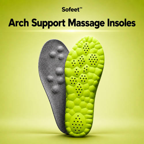 🔥 LAST DAY SALE 50% OFF 🔥 SOFEET™ Arch Support Massage Insoles