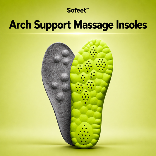 🔥 LAST DAY SALE 50% OFF 🔥 SOFEET™ Arch Support Massage Insoles