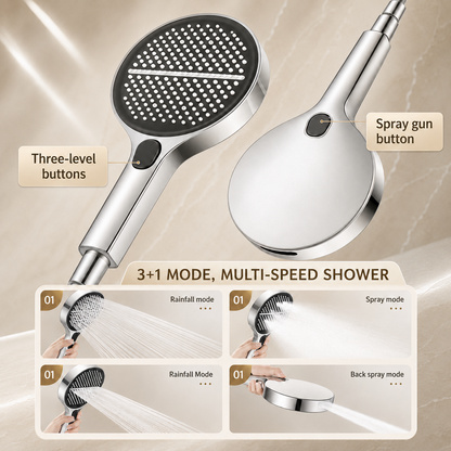 🔥 LAST DAY SALE 50% OFF 🔥 AQUALUX™ High-Pressure 4-Mode Handheld Shower Head