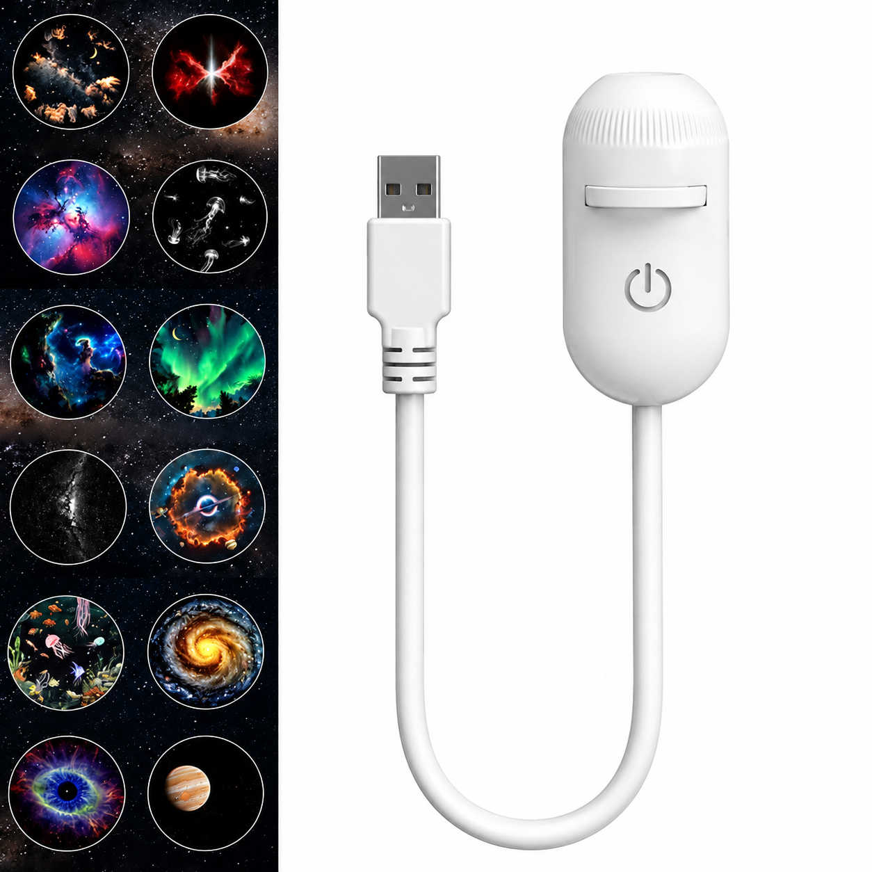 🔥 LAST DAY SALE 50% OFF 🔥 NEXON™ 2-in-1 USB Galaxy Projector Night Light