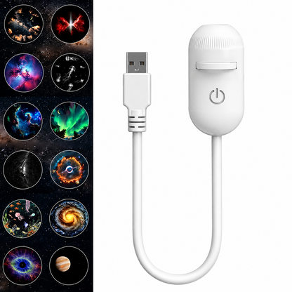 🔥 LAST DAY SALE 50% OFF 🔥 NEXON™ 2-in-1 USB Galaxy Projector Night Light