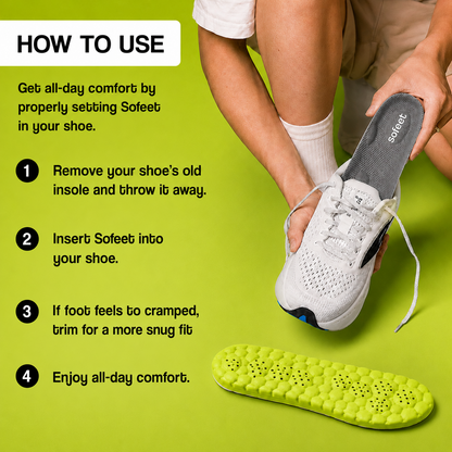 🔥 LAST DAY SALE 50% OFF 🔥 SOFEET™ Arch Support Massage Insoles
