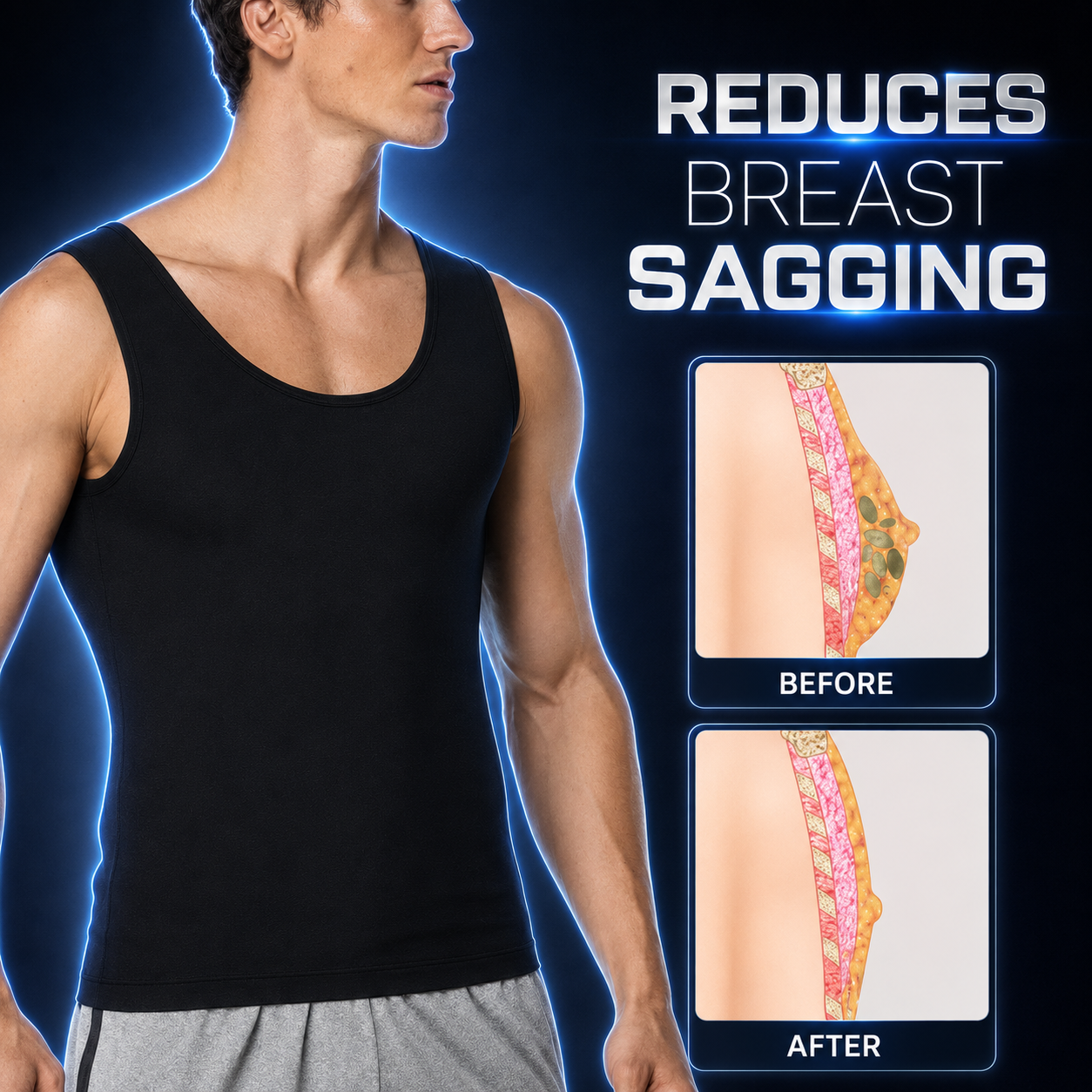 🔥 Limited 50% OFF 🔥 Vortex Compression Tank Top | Confidence, Strength & Shape