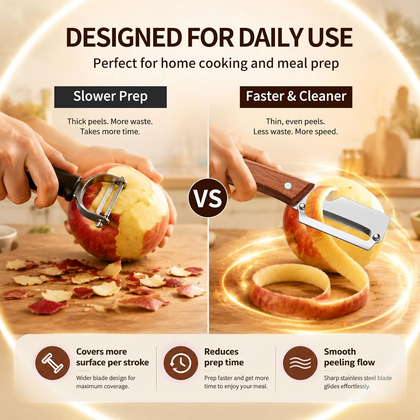 🔥 LAST DAY 50% OFF - BUY 1 GET 1 🥗 Kitchen Multi-Function Stainless Steel Thickened Fruit Peeler Knife