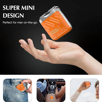 🔥 Limited Offer 50% OFF 🔥 Vortex™ Mini Dual Blade Shaver – Travel Men’s Razor
