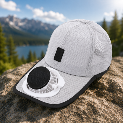 🔥 Summer Sale 50% OFF 🔥 Solar Powered Fan Cooling Hat – UPF 50+ Outdoor Sun Protection Cap