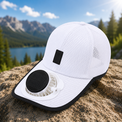 🔥 Summer Sale 50% OFF 🔥 Solar Powered Fan Cooling Hat – UPF 50+ Outdoor Sun Protection Cap