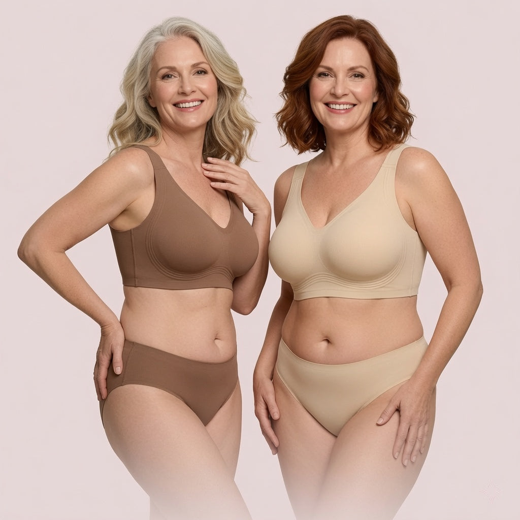 🔥LAST DAY SALE 70% OFF - BUY 1 GET 1 FREE🔥 - Super Firming Wirefree Bra – Full Coverage Lift & Side Smoothing Comfort Bra for Women