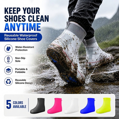 💦 SUMMER SALE 70% OFF 💦 DryStep™  Reusable Waterproof Silicone Shoe Covers