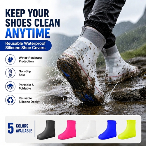 💦 SUMMER SALE 70% OFF 💦 DryStep™  Reusable Waterproof Silicone Shoe Covers