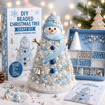 🌟 EARLY CHRISTMAS 49% OFF 🎄 DIY Pearl Beaded Christmas Tree Craft Kit