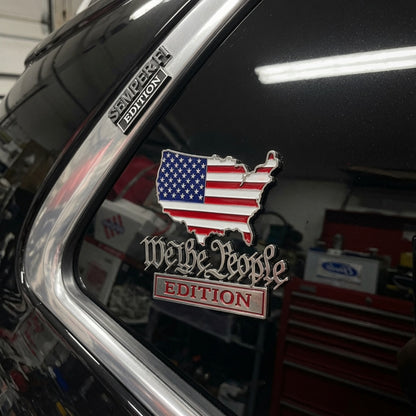 🔥2026 Limited 50% OFF 🔥 We The People Patriot Flag Edition Car Emblem Metal Badge