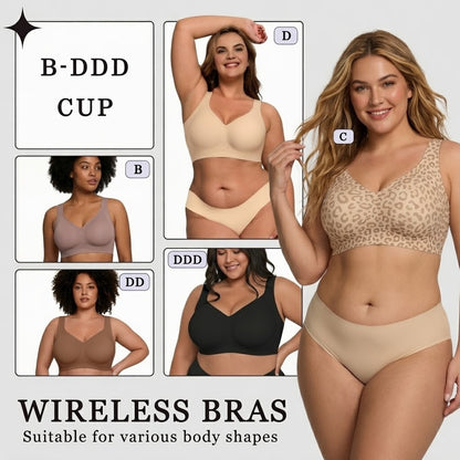 🔥LAST DAY SALE 70% OFF - BUY 1 GET 1 FREE🔥 - Super Firming Wirefree Bra – Full Coverage Lift & Side Smoothing Comfort Bra for Women