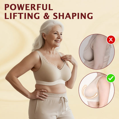 🔥LAST DAY SALE 70% OFF - BUY 1 GET 1 FREE🔥 - Super Firming Wirefree Bra – Full Coverage Lift & Side Smoothing Comfort Bra for Women