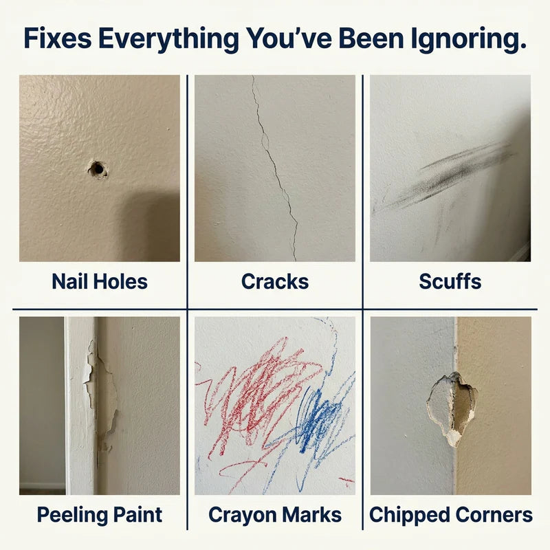Summer Sale 50% OFF ✨ ReWall™ 3in1 Wall Repair Kit – Quick Crack & Hole Filler