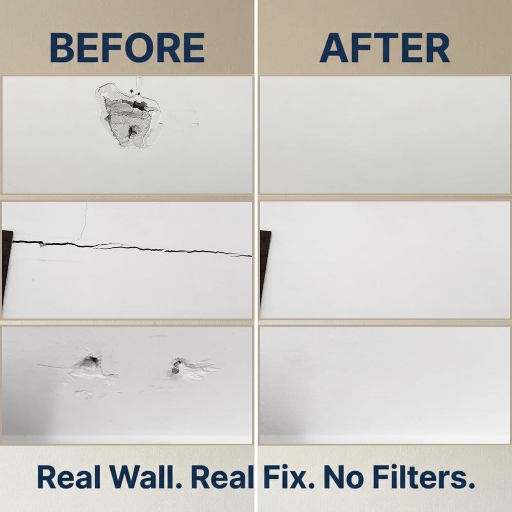 Summer Sale 50% OFF ✨ ReWall™ 3in1 Wall Repair Kit – Quick Crack & Hole Filler