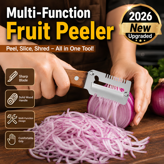 🚨 Selling Fast 50% OFF ⚡ Kitchen Multi-Function Stainless Steel Thickened Fruit Peeler Knife